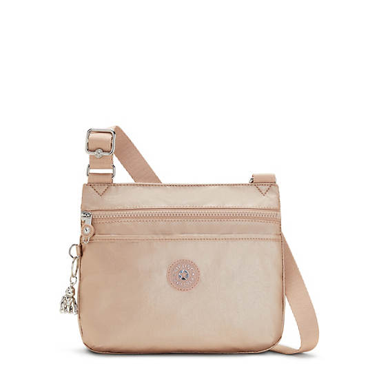 Torba Crossbody Kipling Emmylou Metallic Złote | PL 2106BE